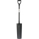 Hardened long spade narrow + handle PVC grip D