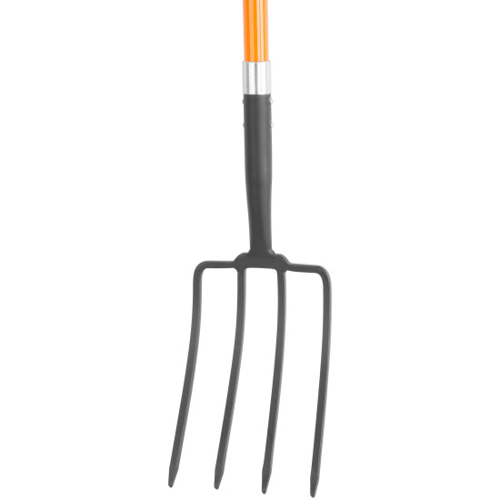 Вилы F5419, 4х, с D-образной ручкой, стекловолокно
