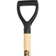 Spade pointed top with wooden handle D