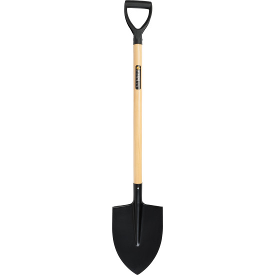 Spade pointed top with wooden handle D