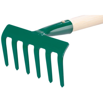 Грабли садовые 109/250 6 зубьев, с ручкой