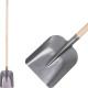 Hardened shovel S504B, KomaXit, with wooden handle