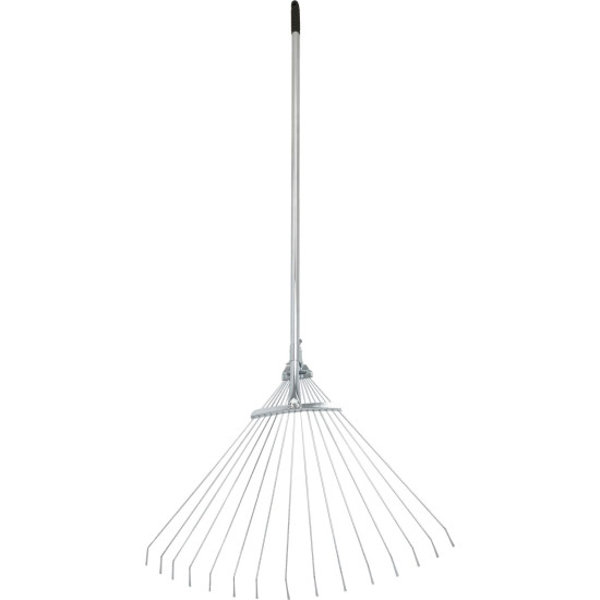 Грабли Р116-85, 15х, веерные, для листьев, 850 г, ручка металлическая