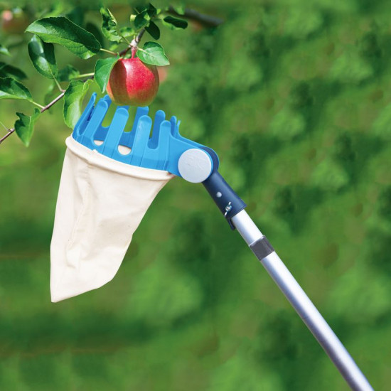 Fruit picker 150-300cm AQUACRAFT, with telescopic adjustable handle Fruit picker 150-300cm AQUACRAFT, with telescopic adjustable handle