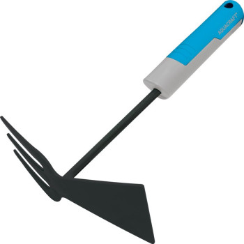 Double hoe 3 teeth 30cm  AQUACRAFT, pvc ergonomic handel