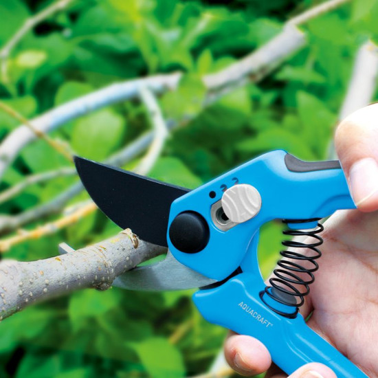 Bypass secateurs 57x132mm AQUACRAFT, cutting cap. 15mm, adjustable