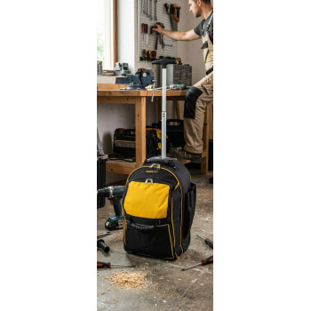 Рюкзак для инструментов Strend Pro, текстиль, на колесах, с телескопической ручкой, макс. 20 кг, 36х25х54 см.