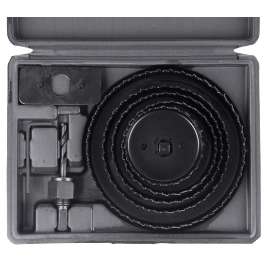 Набор пил для дыр 8шт.
64-76-89-102-127
мм