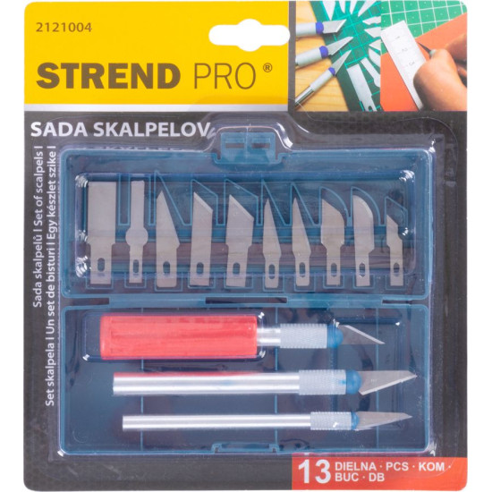 Комплект ножей и лезвий по дереву Strend Pro HK104, 13 шт.