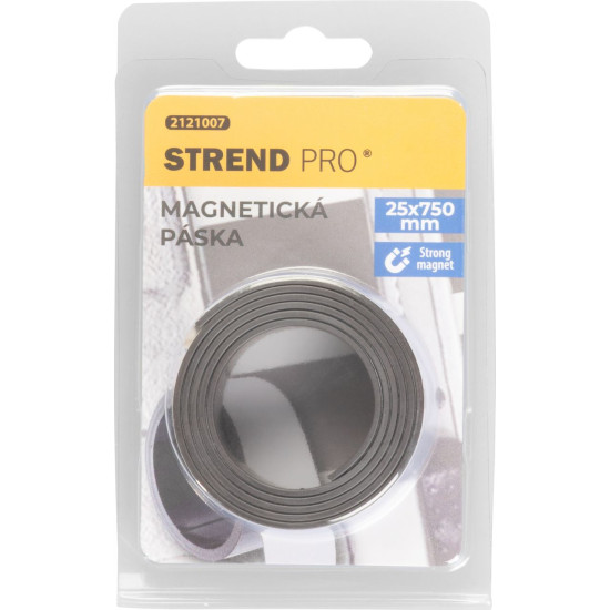 Лента Strend Pro, магнитная, для инструментов, клейкая, 25x750 мм Лента Strend Pro, магнитная, для инструментов, клейкая, 25x750 мм