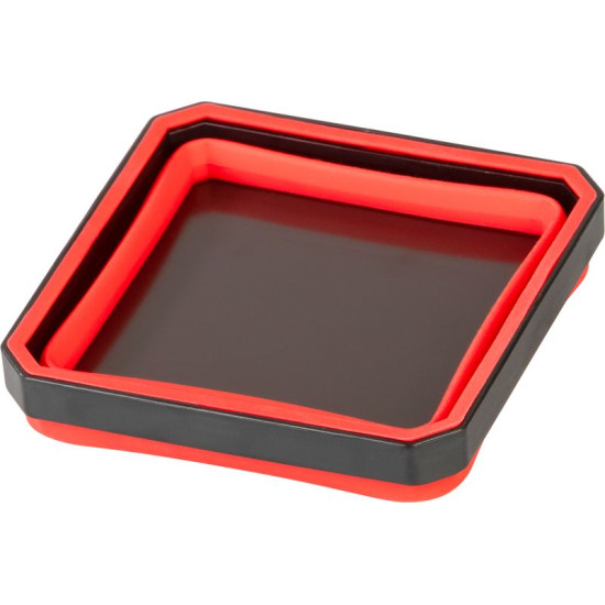 Strend Pro bowl, container, screw, magnetic, foldable, silicone, 115x115 mm