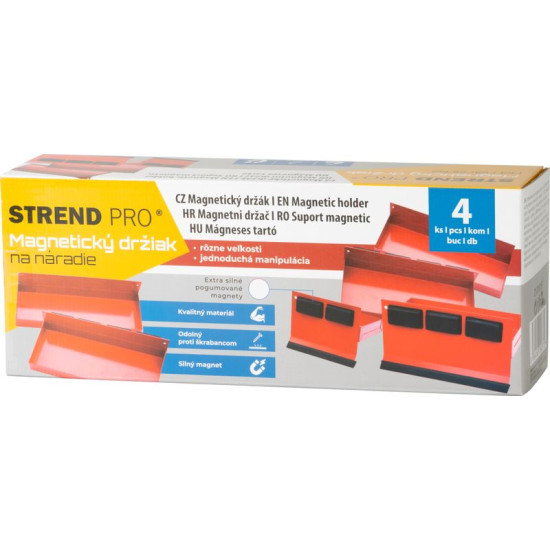 Strend Pro holder, for tools, shelf, magnetic, set of 4