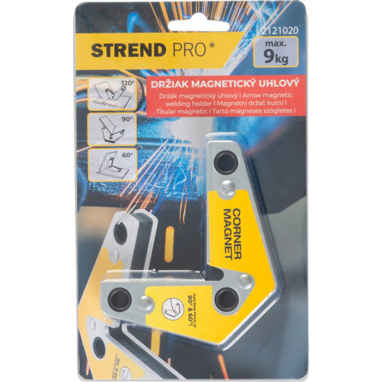 Держатель Strend Pro, угловой, магнитный, для сварщиков, 3", макс. 9 кг