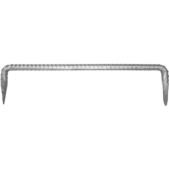 Скоба строительная H03, 250x10 мм, оцинкованная
