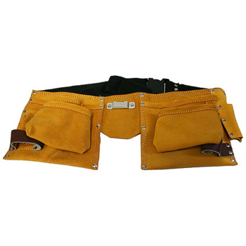 Сумка для инструментов HR68202 кожаный, на ремень, 2 кармана.
