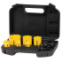 Hole saw kit Strend Pro BHS 6689, Bi-METAL, 9pcsRiņķzāģu komplekts metālam Strend Pro BHS 6689, Bi-METAL, 9gabКомплект коронок  Strend рro BHS 6689, Bi-METаL, 9шт.