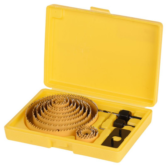 Hole saw set Strend Pro CHS 6016, 16pcs, 19-127mm