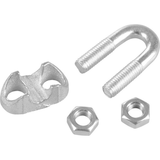 Rope clamp 12 mm, galvanized