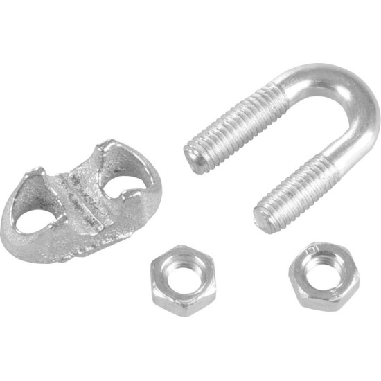 Rope clamp 08 mm, galvanized