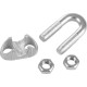 Rope clamp 16 mm, galvanized