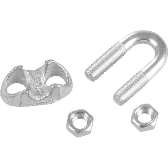 Rope clamp 06 mm, galvanized