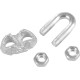 Rope clamp 03 mm, galvanized