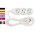 Cable GERMAN socket Strend Pro DG-803B 5 m, 3 sockets, HUN, ROM, SRB, CRO