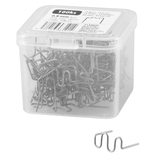 Skavas Strend Pro, plastmasas metināšanas pistolei, vate, 0,8 mm, 100 gab