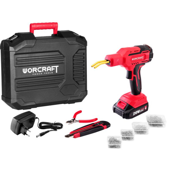 Worcraft CPW-S20LiM, ShareSYS, metināšanas pistole, plastmasas metināšanai, 60 W, komplektā