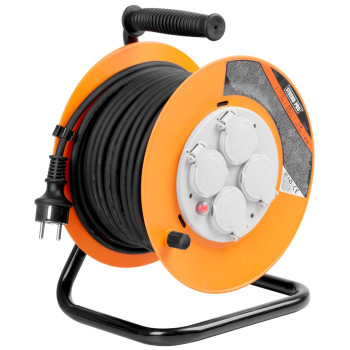 Удлинитель с катушкой Strend рro сR038, 4 выхода, 30 м, Iр44