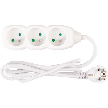 Удлинитель DG-F803B 1,5 м 3 розетки