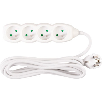 Удлинитель DG-F804B 3 м 4 розетки