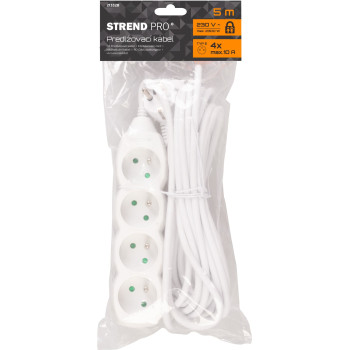 Удлинитель DG-F804B 5 м 4 розетки