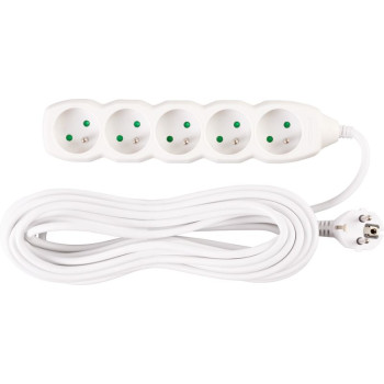 Удлинитель DG-F805B 10 м 5 розеток