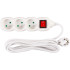 Electric extension cabel DG-F803B 3 m 3 socket + switch