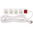 Electric extension cabel DG-F804BK 5 m 4 socket + switch