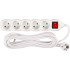 Electric extension cabel DG-F805BK 5 m 5 socket + switch
