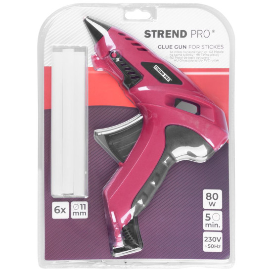 Пистолет термоклея Strend Pro HGG830-JQ, 16-80 Вт