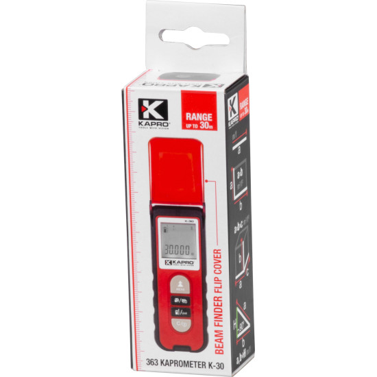 Rokas lāzera attāluma mērītājs KAPRO® 363 K-30, Beamfinder™