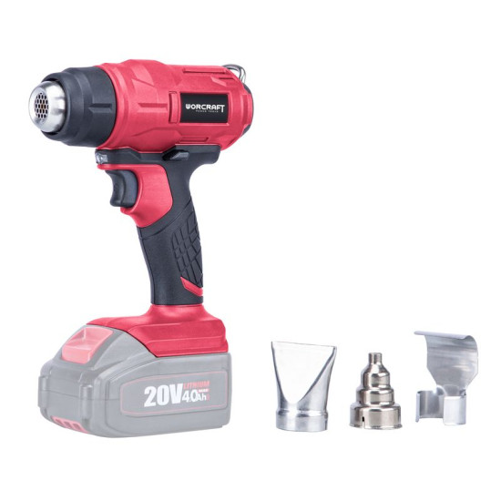 Фен строительный Worсrаft сHG-S20Li, 20В Li-Ion, 300Вт