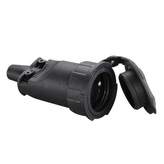 Розетка Strend Pro, для удлинителя, 250 В, IP20, 16А