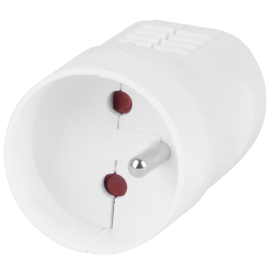 Розетка Strend Pro, для удлинителя, 250 В, IP20, 16А, белая