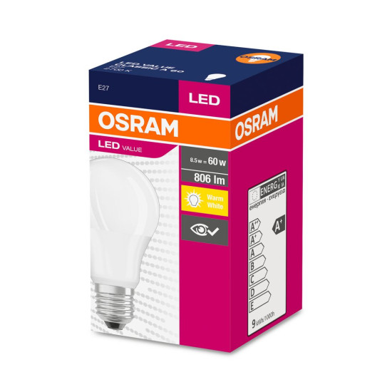 Лампа OSRAM® LED FR 060 (EAN6842) non-dimm, 8,5 Вт/827 E27 2700K CLASSIC A Лампа OSRAM® LED FR 060 (EAN6842) non-dimm, 8,5 Вт/827 E27 2700K CLASSIC A