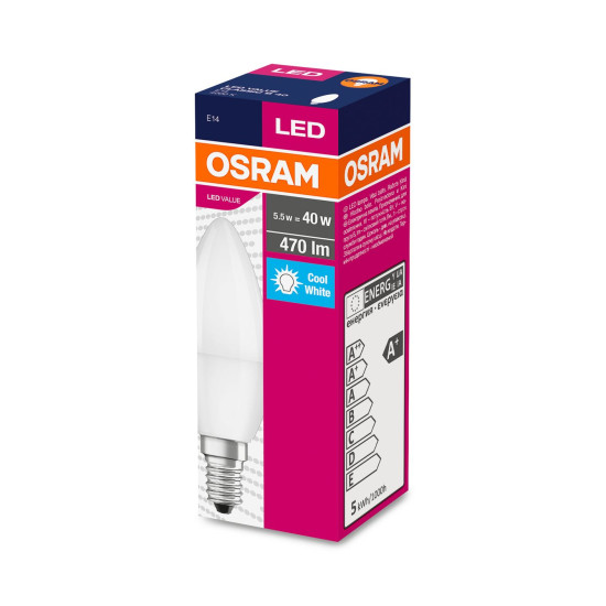 Лампа OSRAM® LED FR 040 (EAN3367) non-dimm, 5,7Вт/840 E14 4000K CLASSIC B Лампа OSRAM® LED FR 040 (EAN3367) non-dimm, 5,7Вт/840 E14 4000K CLASSIC B