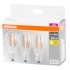 Spuldze OSRAM® LED FR 060 (ean9351) bez dim 7W/827 E27 2700K MULTIPACK bal. 3 gab., Star CLASSIC A