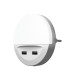 Luminaire LEDVANCE LUNETTA® USB, LED, socket, 2x USB charging port, 3lm, 3000K, day-night sensor Luminaire LEDVANCE LUNETTA® USB, LED, socket, 2x USB charging port, 3lm, 3000K, day-night sensor