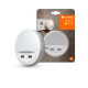 Luminaire LEDVANCE LUNETTA® USB, LED, socket, 2x USB charging port, 3lm, 3000K, day-night sensor Luminaire LEDVANCE LUNETTA® USB, LED, socket, 2x USB charging port, 3lm, 3000K, day-night sensor