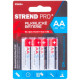 Baterijas Strend Pro, LR6, 4 gab, AA, blister Baterijas Strend Pro, LR6, 4 gab, AA, blister