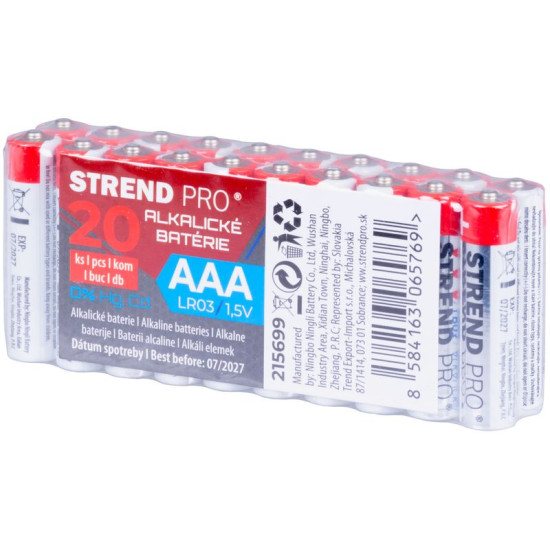 Батарейка Strend Pro, LR03, 20 шт, ААА