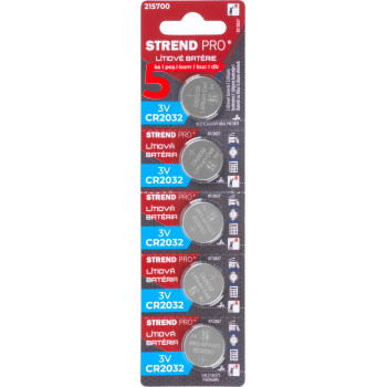 Батарейки Strend рro, Li-MnO2, 5 шт, CR2032